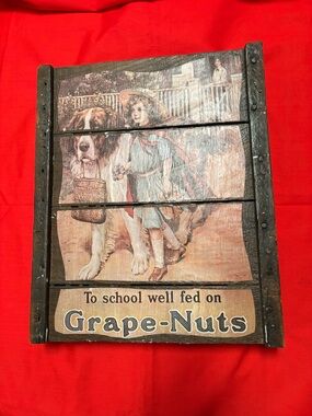 Vintage-Style Wall Art in Brown and Cream